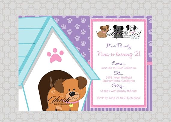 Pet Adoption Party Invitations 28 Best Images About Adopt A Puppy Party On Pinterest