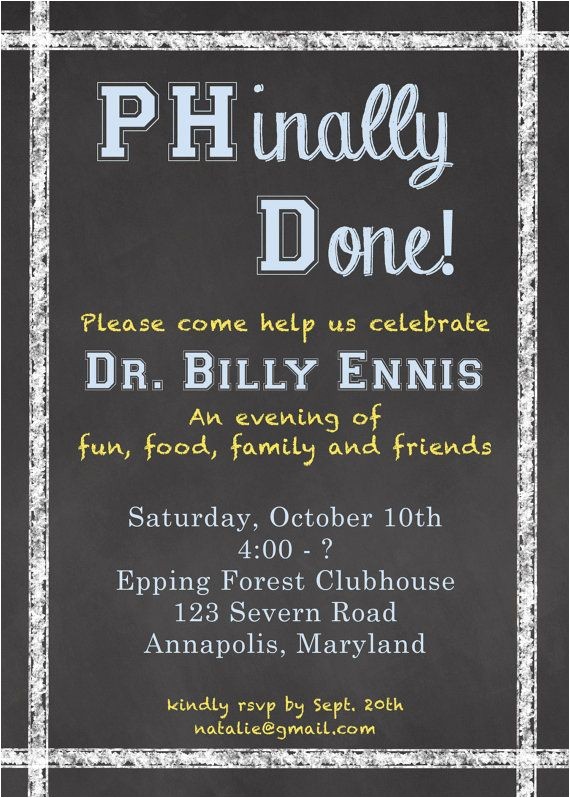 Phd Graduation Party Invitations 71 Best Phd Graduation Party Ideas for when I Complete My