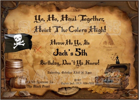 Pirates Of the Caribbean Birthday Party Invitations 48 Best Images About Pirate Party On Pinterest Chair