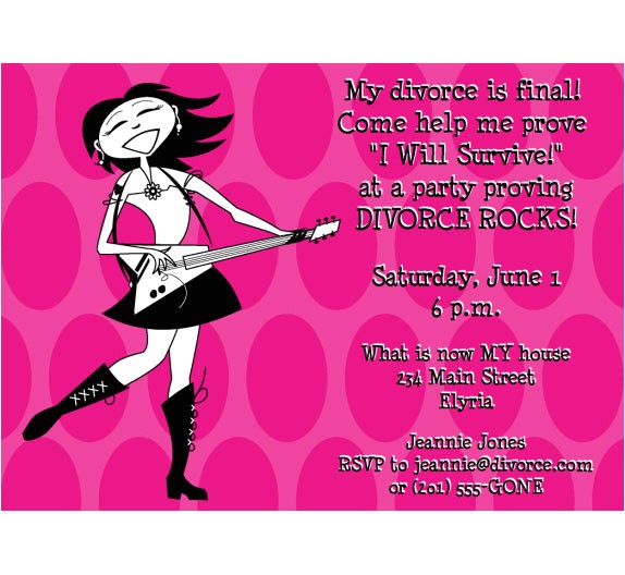 Pleasure Party Invitations Party Invitation Templates Divorce Party Invitations