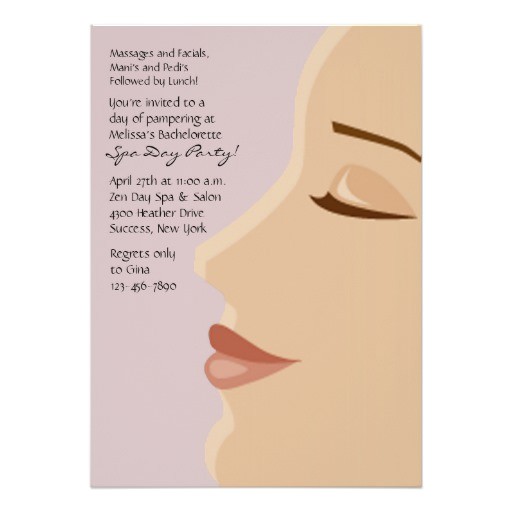 Pleasure Party Invitations Spa Pleasure Bachelorette Party Invitation Zazzle