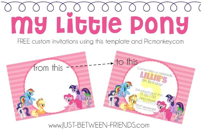Pony Party Invites Free Printable Printable Pony Party Invitation