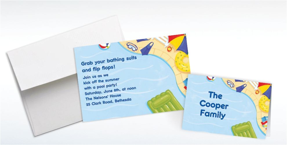 Pool Party Invitations Party City Custom Summer Pool Party Invitations Thank You Notes Pool Party Invitations Party City Custom Summer Pool Party Invitations Thank You Notes