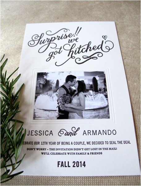 Post Elopement Party Invitation Happily Ever afterparty Post Elopement Party Invites On