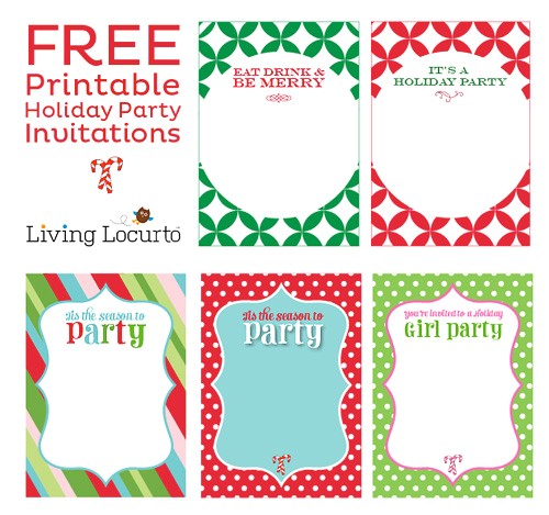 Print Your Own Christmas Party Invitations Free Printable Diy Holiday Party Invitations Print Your Own Christmas Party Invitations Free Printable Diy Holiday Party Invitations