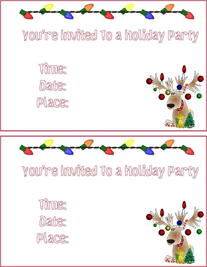 Printable Christmas Party Invite Template Christmas Invitation Templates Free Template Resume Builder