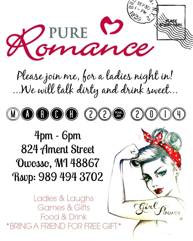 Pure Romance Party Invitation Template 17 Best Images About Pr Ideas On Pinterest Goody Bags
