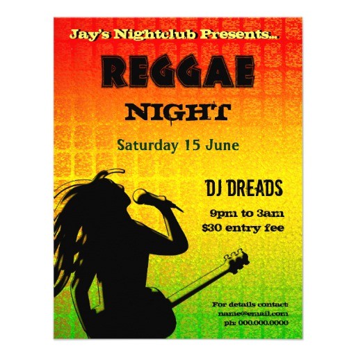 Rasta Party Invitations Personalized Rasta Invitations Custominvitations4u Com