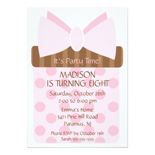 Re Gift Party Invitation Party Time Gift Birthday Invitation Zazzle