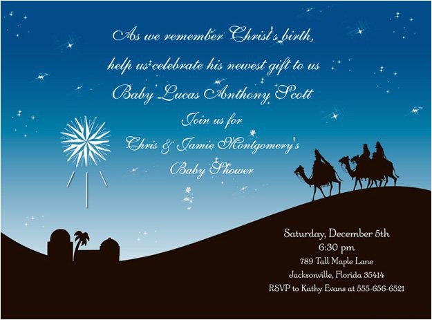 Religious Birthday Party Invitation Wording Christian Christmas Invitation Wording
