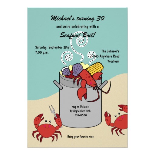 Seafood Boil Party Invitations Personalized Seafood Boil Invitations Seafood Boil Party Invitations Personalized Seafood Boil Invitations