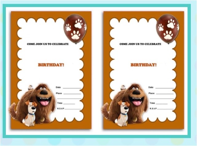 Secret Life Of Pets Party Invitations Musings Of An Average Mom Free Secret Life Of Pets Party
