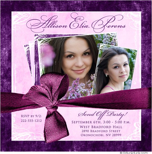 Send Party Invitations Online Photo Trunk Party Invitation Send Off College Freshman