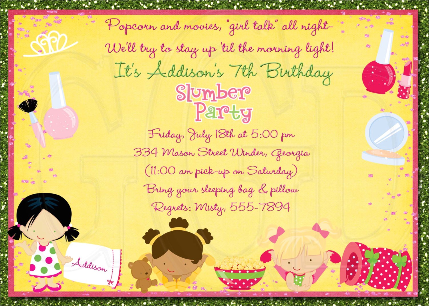 Slumber Party Invitation Wording Ideas Innovative Slumber Party Invitation Ideas Further