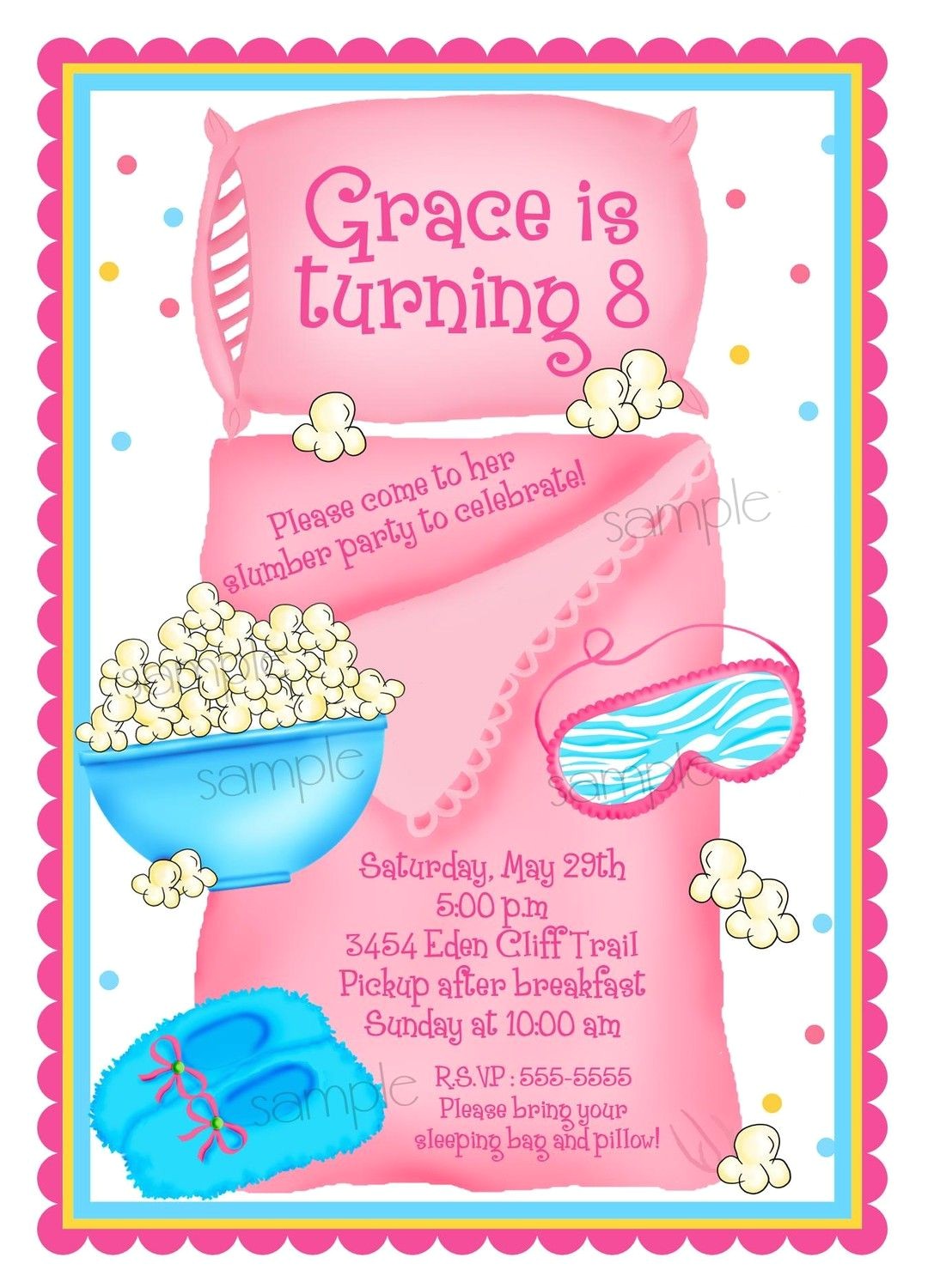 Slumber Party Invitation Wording Ideas Sleepover Invitations Sleepover Slumber by