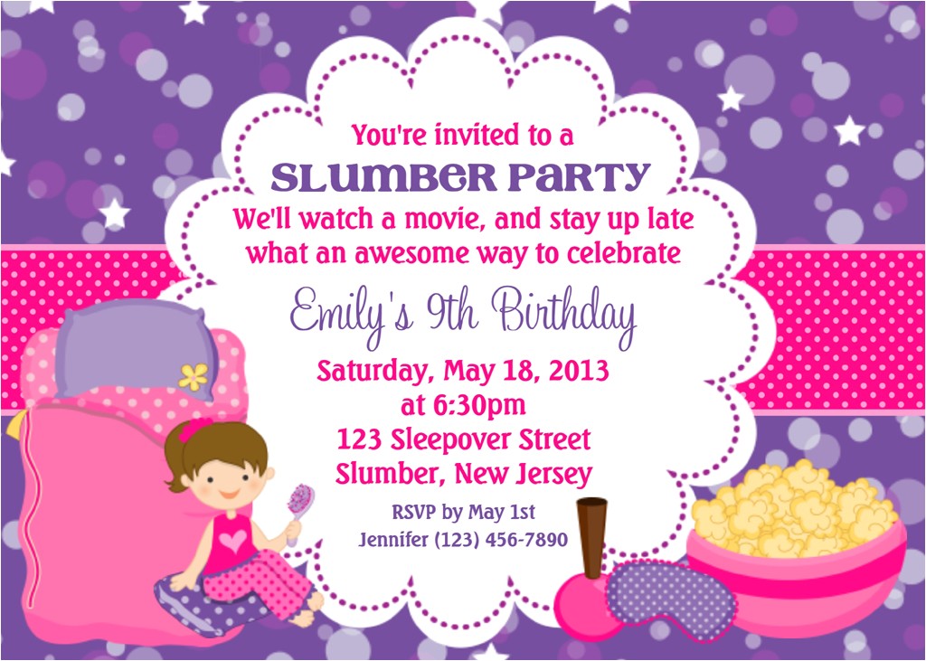 Slumber Party Invitation Wording Ideas Spa Slumber Party Invitations Pool Design Ideas