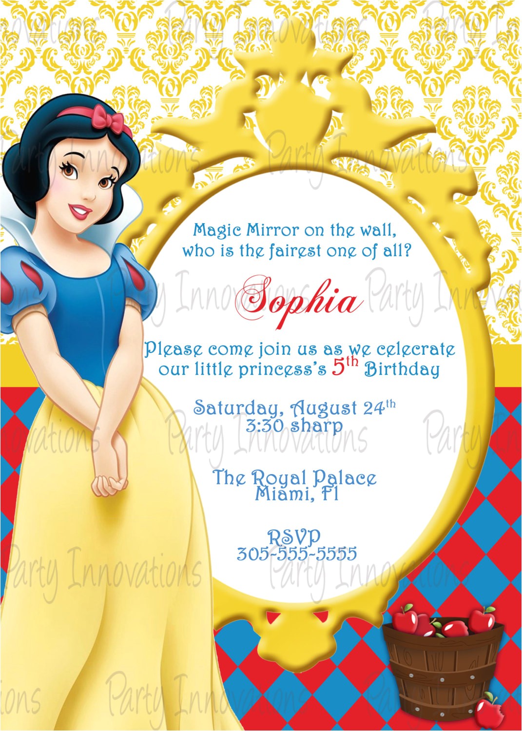 Snowball Party Invitations Snow White Birthday Party Invitations Cimvitation