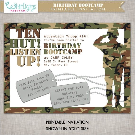 Soldier Birthday Party Invitations 40 Best Army Invitations Images On Pinterest Birthday Soldier Birthday Party Invitations 40 Best Army Invitations Images On Pinterest Birthday