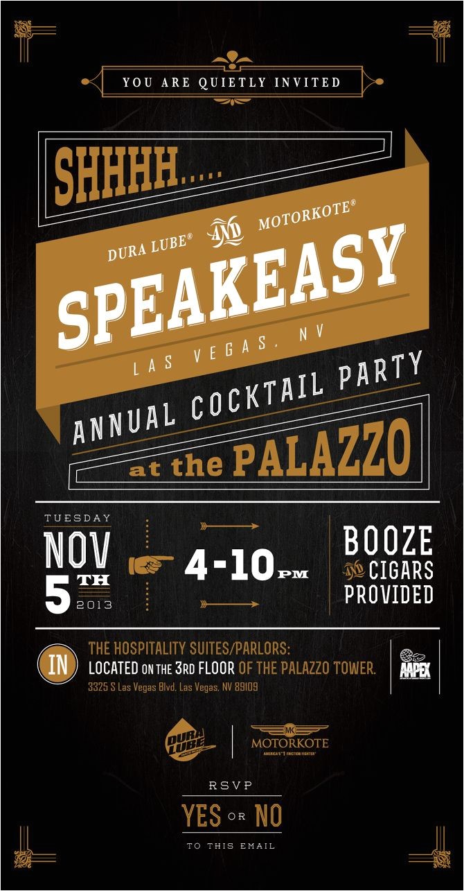 Speakeasy Party Invitation Speakeasy Invite In Print Pinterest Colors and Color