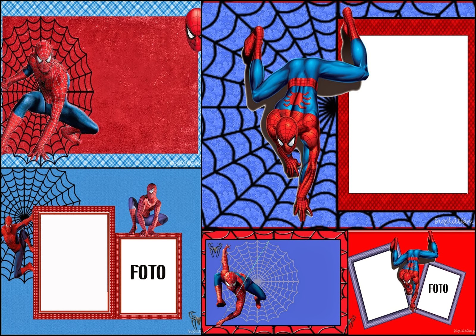 Spiderman Party Invitation Template Spiderman Free Printable Invitations Cards or Photo