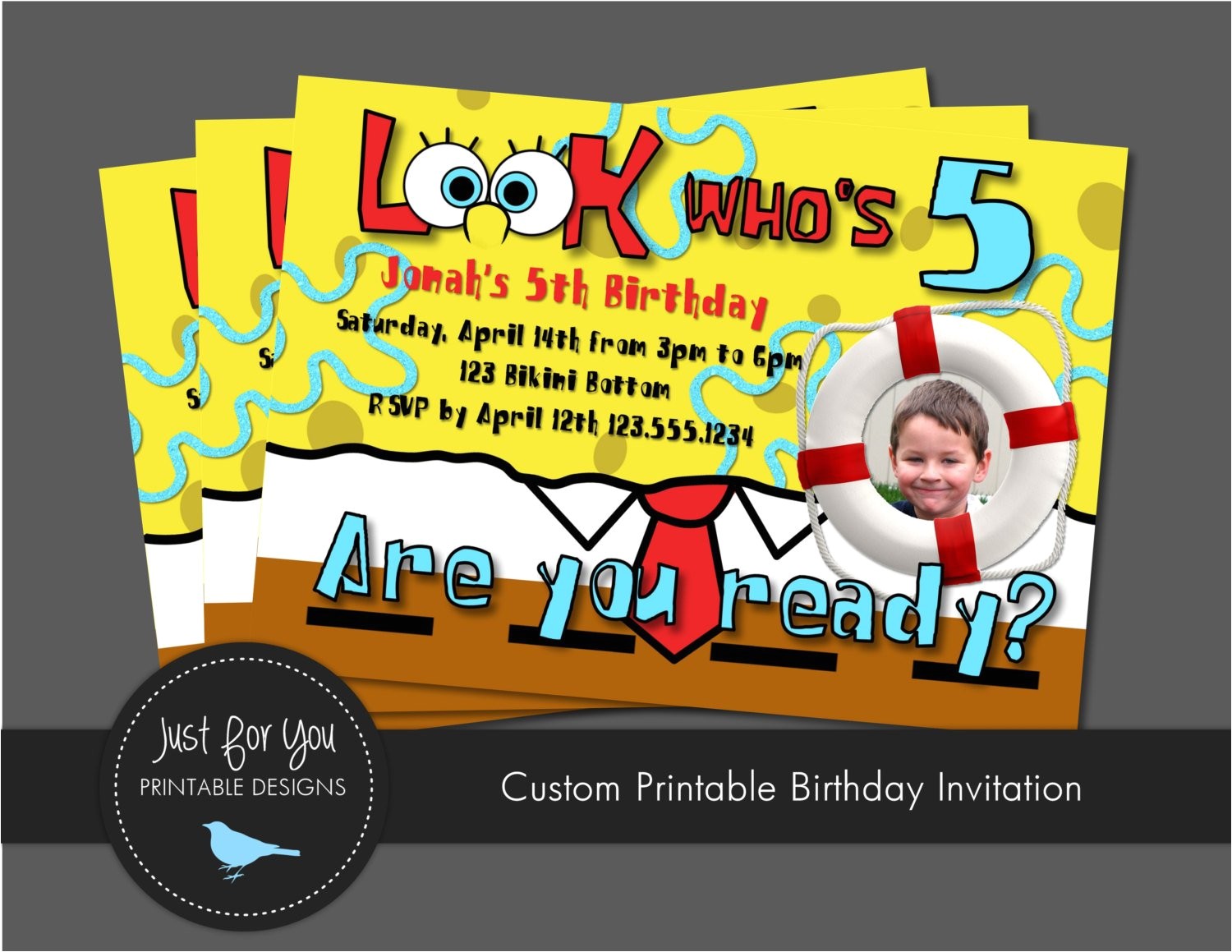 Spongebob Squarepants Invitations Birthday Party Spongebob Squarepants Birthday Invitations Best Party Ideas