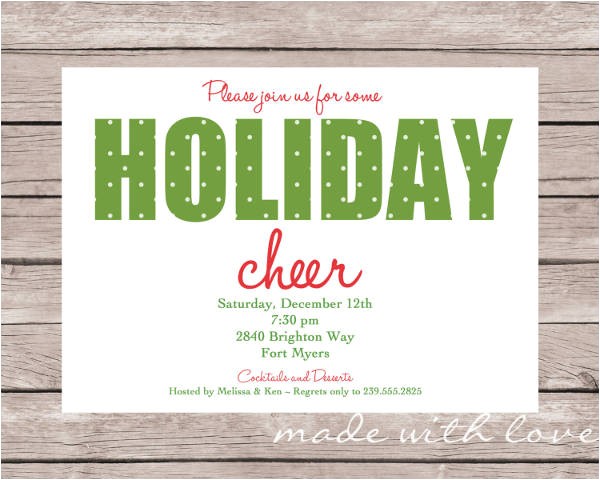 Staff Christmas Party Invite Holiday Party Invitation 8 Design Template Sample Staff Christmas Party Invite Holiday Party Invitation 8 Design Template Sample