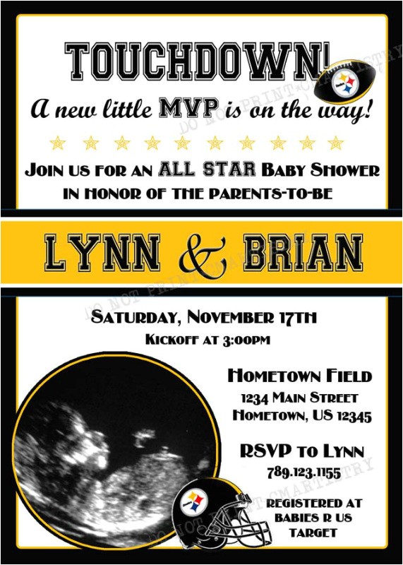 Steelers Party Invitations Personalized Photo Invitations Cmartistry Nfl Steelers Steelers Party Invitations Personalized Photo Invitations Cmartistry Nfl Steelers