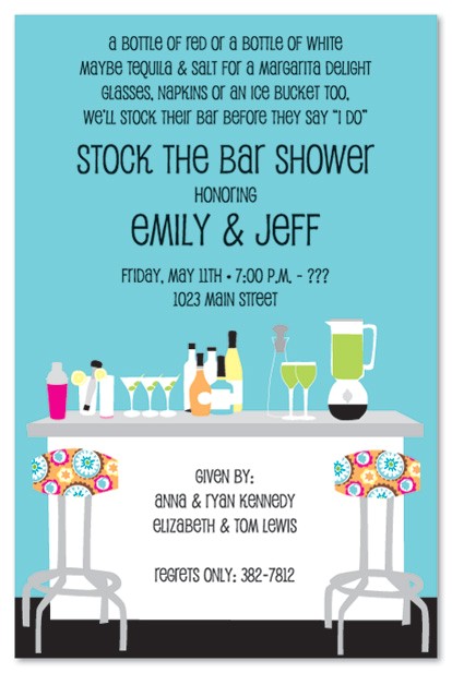 Stock the Bar Party Invitation Wording Stock the Bar Party Invitations Template Best Template