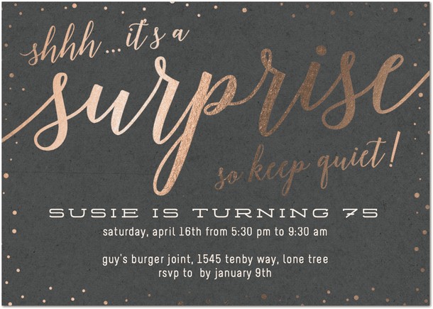 Surprise 75th Birthday Party Invitations 75th Birthday Invitations 50 Gorgeous 75th Party Invites Surprise 75th Birthday Party Invitations 75th Birthday Invitations 50 Gorgeous 75th Party Invites