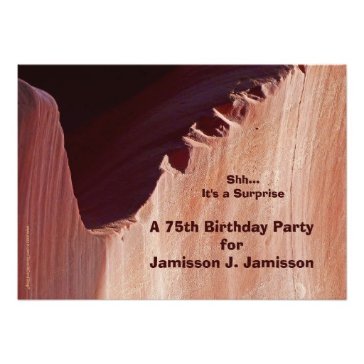 Surprise 75th Birthday Party Invitations Surprise 75th Birthday Party Invitation Canyon Zazzle Surprise 75th Birthday Party Invitations Surprise 75th Birthday Party Invitation Canyon Zazzle