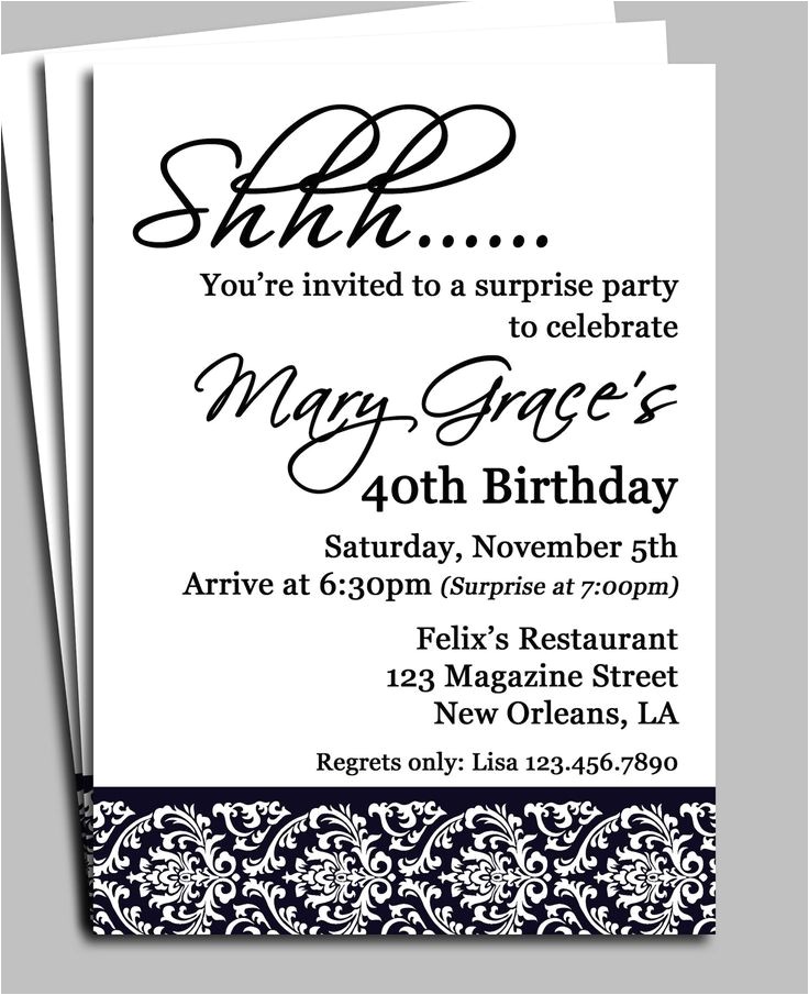 Surprise Bachelorette Party Invitations 25 Best Ideas About Surprise Birthday Invitations On