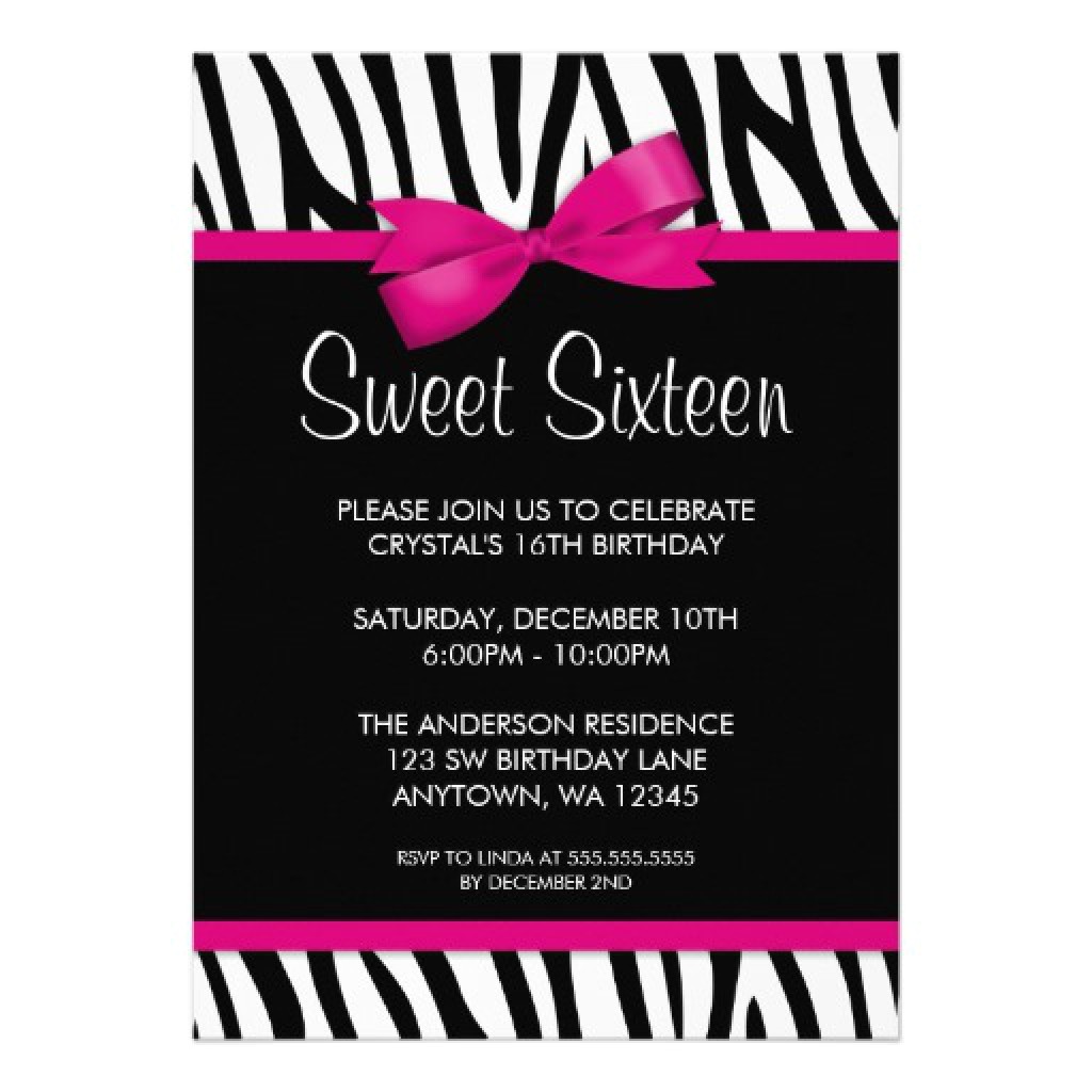 Sweet 16 Party Invitation Templates Free Sweet 16 Birthday Invitations Templates Cloudinvitation Com