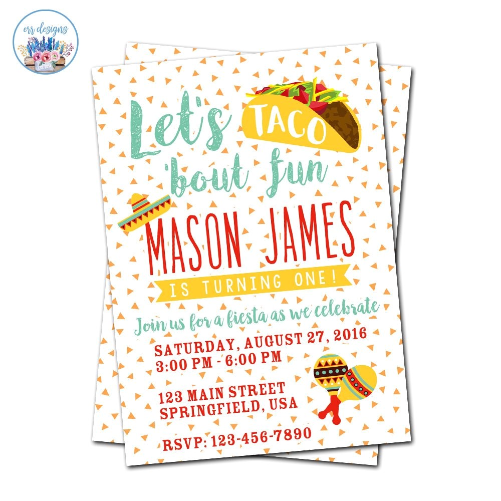 Taco Party Invitation Wording Fiesta Invitation Taco Party Invitation Fiesta Birthday