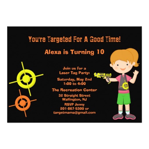 Target Birthday Party Invitations 76 Laser Tag Birthday Invitations Laser Tag Birthday