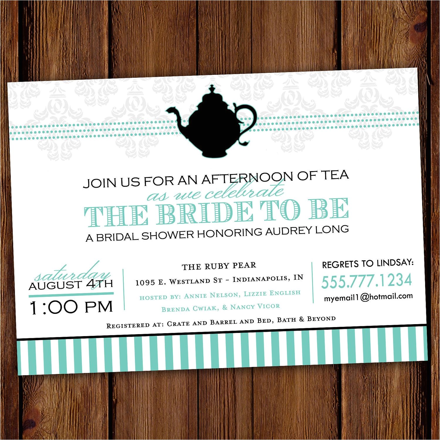 Tea Party Bridal Shower Invites Bridal Shower Tea Party Invitations Bridal Shower Tea