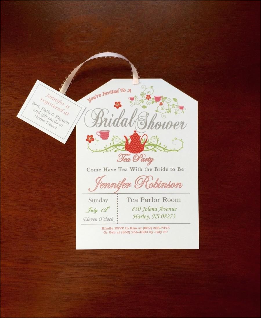 Tea Party Bridal Shower Invites Tea Party Bridal Shower Invitation Style 2 2402440