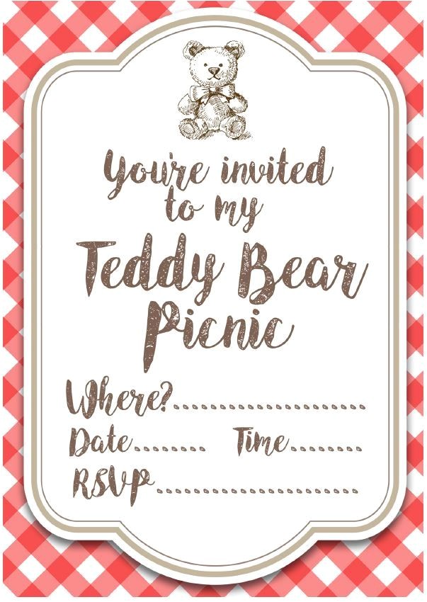 Teddy Bear Party Invitations Templates Free Printable Teddy Bear Picnic Invites Teddy Bear Teddy Bear Party Invitations Templates Free Printable Teddy Bear Picnic Invites Teddy Bear