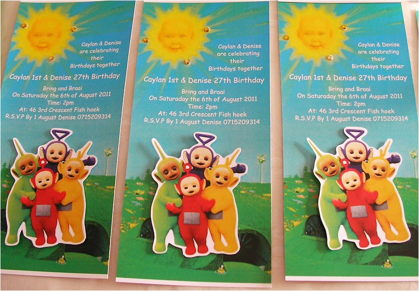 Teletubbies Party Invitations Portfolio