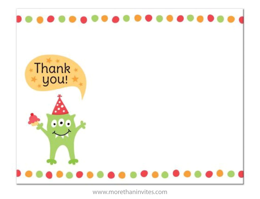 Thank You for Birthday Party Invitation Thank You Notes for Invitation to Party Invitation Librarry