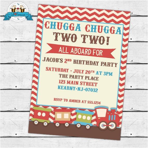 Train Party Invitations Templates 9 Train Birthday Invitations for Kid Free Printable