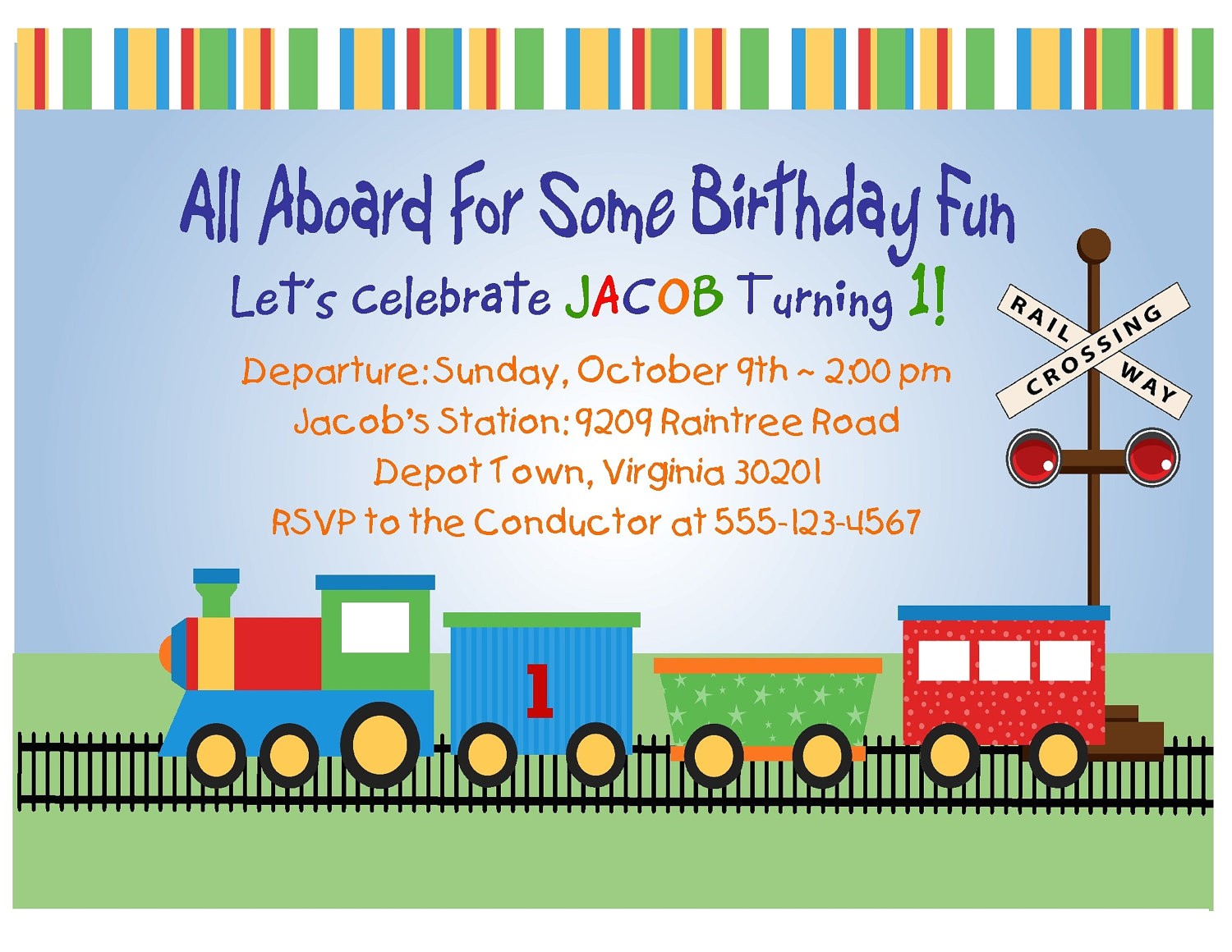 Train Party Invitations Templates Train Invitation Templates Free