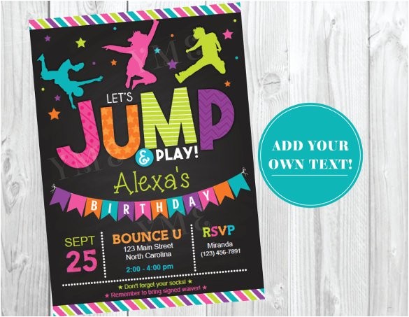 Trampoline Party Invitations Free 24 Teenage Birthday Invitation Templates Psd Ai Free Trampoline Party Invitations Free 24 Teenage Birthday Invitation Templates Psd Ai Free