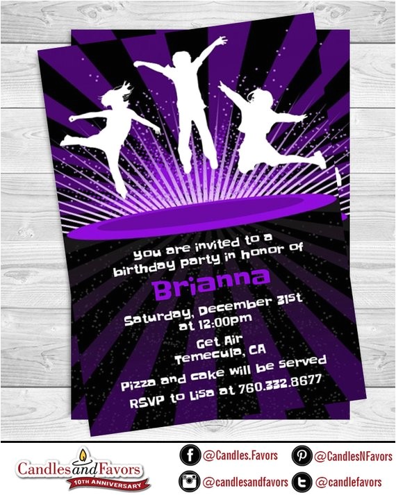 Trampoline Party Invitations Free Trampoline Printable Birthday Party Invitation Trampoline Party Invitations Free Trampoline Printable Birthday Party Invitation