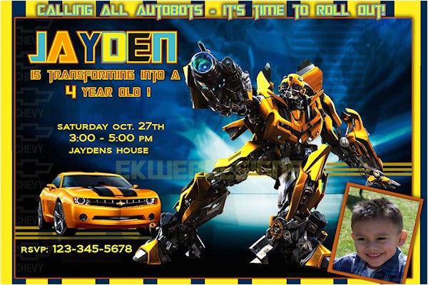 Transformer Party Invitations Transformers Birthday Invitations Ideas Bagvania Free