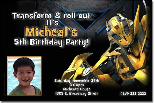 Transformer Party Invitations Transformers Bumblebee Birthday Invitations Download Jpg