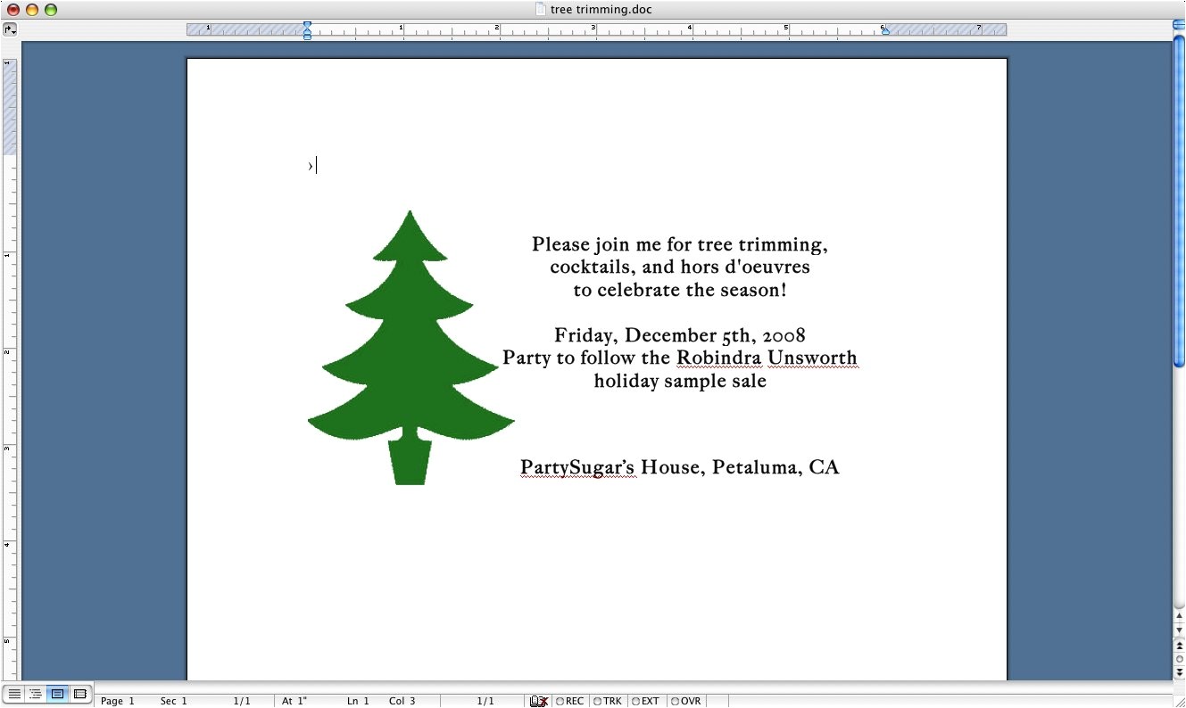 Tree Trimming Party Invitations Come Party with Me Tree Trimming Invite Popsugar Food