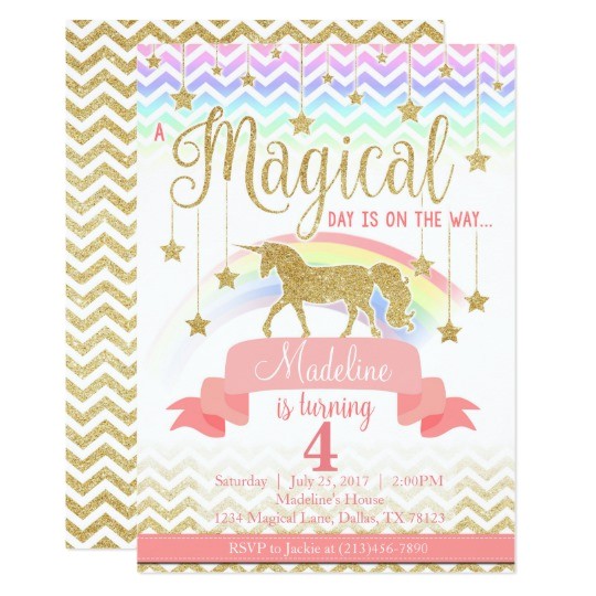 Unicorn Party Invitation Wording Magical Rainbow Unicorn Birthday Party Invitation Zazzle Com Unicorn Party Invitation Wording Magical Rainbow Unicorn Birthday Party Invitation Zazzle Com