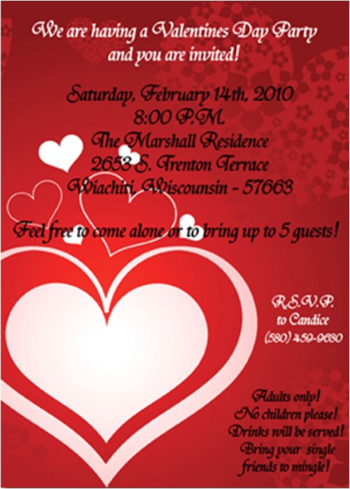 Valentines Party Invitation Ideas Valentines Party Invitations Party Ideas
