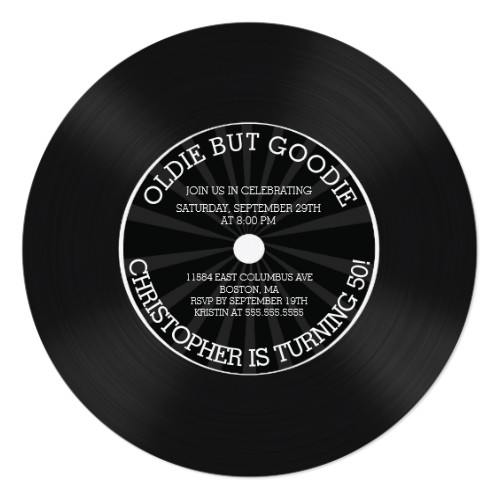 Vinyl Record Party Invitation Popular 25 Retro Birthday Invitations Popular Invitation