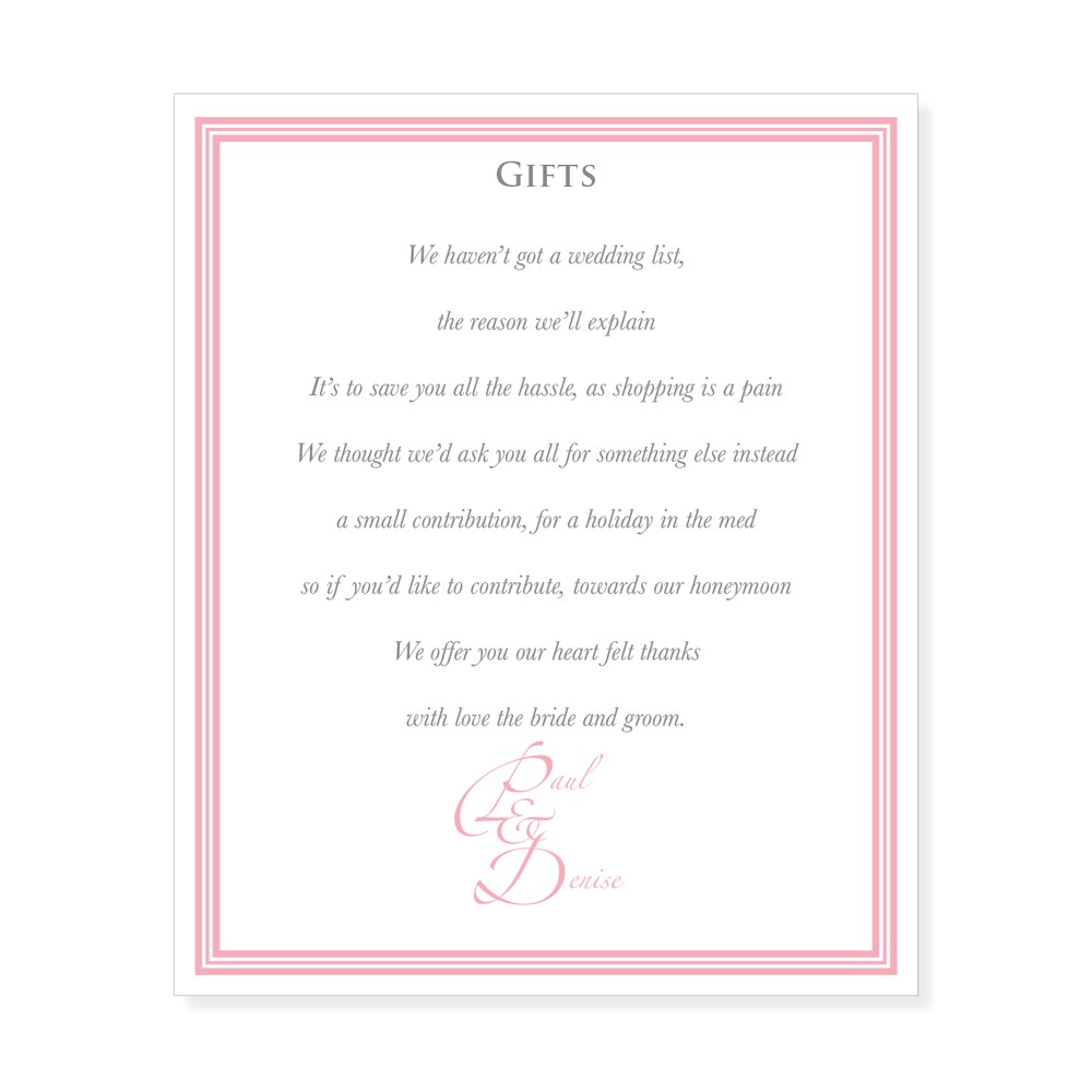 Wedding Invitation Wording Money Instead Of Gifts asking for Monetary Gifts In Wedding Invitation Wedding
